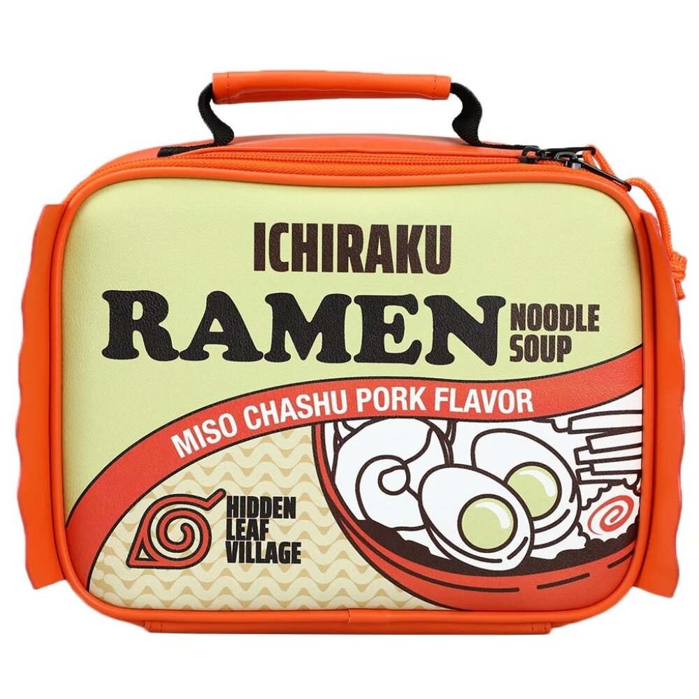 Naruto Anime Cartoon Ichiraku Instant Ramen Insulated Lunch Box - GUC